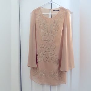 Mini dress , peach , small